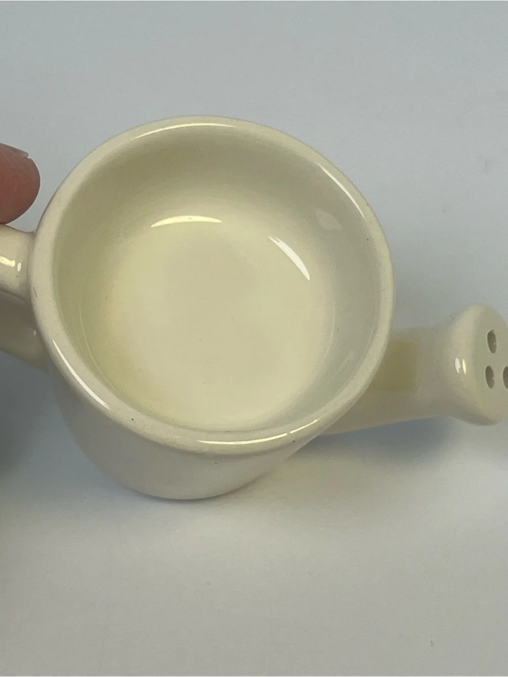 Nesting Ceramic Watering Can Flower Bush Salt Pepper Shaker Set Vintage